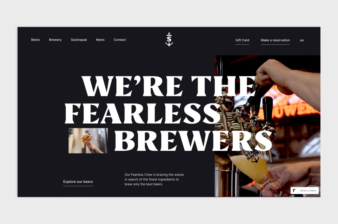 Stadshaven - Brewery Website Craft CMS